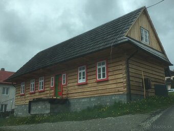 Stavba drevenice, tesári, - 3