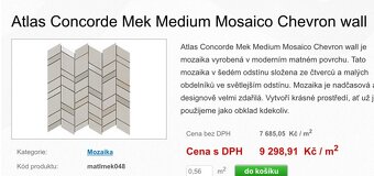 Dizajnová talianska obkladová mozaika Atlas Concorde - 3