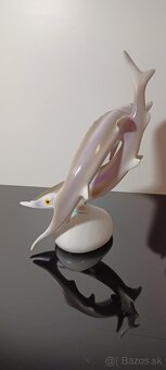 Krásna porcelánová soška Holloháza - 3