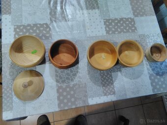 Drevene misky,drevene podlozky pod kuchynsky riad a ine - 3