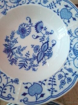 Starožitné taniere s cibuľovým vzorom Karlovarský porcelán - 3