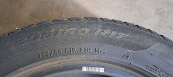 Predám 2ks zimných pneu 205/60 - 3