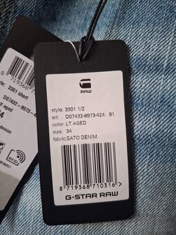 G-Star kratasy sortky nohavice NOVE ORIGINAL - 3