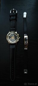 Zlaté pánske hodinky s náramkom , pánske zlaté hodink - 3