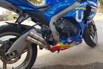 Športový Nový univerzálny moto výfuk nerezový logo mivv - 3