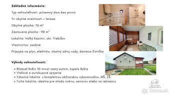 3 - izbový domček vo Veľkom Kazimíri - 3