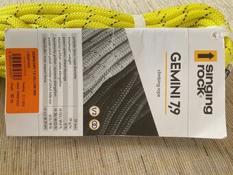 Horolezecké lano Singing Rock Geminy 7,9mm (30m) nepoužité - 3