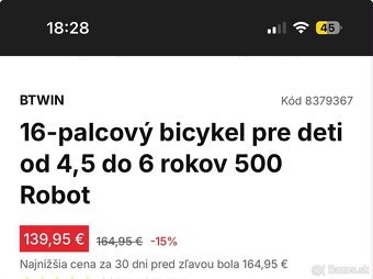Bicykel detský - 3
