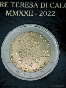 Vatikán 2022 Matka Tereza 2€ , euro - 3
