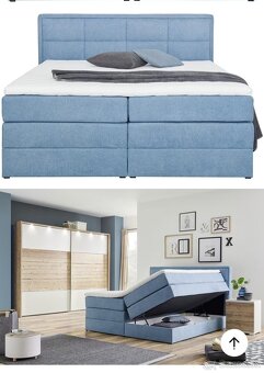 Manželská posteľ Boxspring - 3
