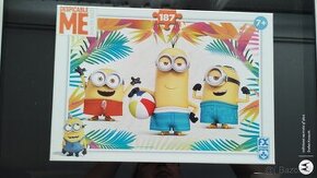 Predám puzzle pre deti Mimoni, zachovalé, kompletné. - 3