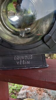 Starožitná železničiarska petrolejová lampa - 3