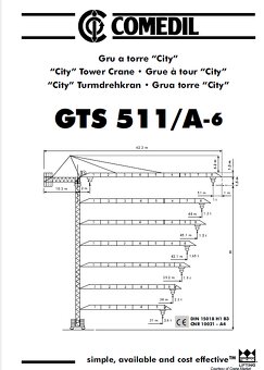 Predaj prenájom Stavebný žeriav TEREX COMEDIL GTS511/A 10-30 - 3