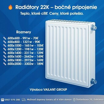 Predám radiátory Vaillant Group - 3