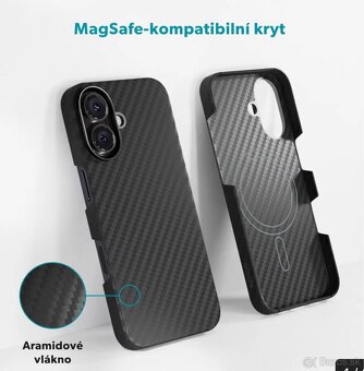 Epic Mag+ Carbon kryt na iPhone16 čierny - 3