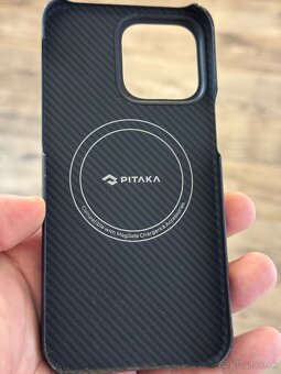 Kryt Pitaka MagEZ 4 600D kryt iPhone 15 Pro Max čierny/sivý - 3