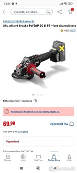 Parkside Performance uhlova bruska 125 - 3