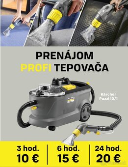 Prenájom profi tepovača aj ozonu - 3