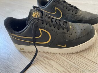 Nike Air Force 1 Low '07 Black Metalic Gold - 3