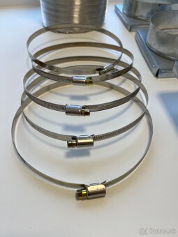 Vzduchotechnika na rozvod teplého vzduchu od krbu - 3