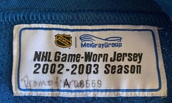 Ciernik game worn dres NHL - 3