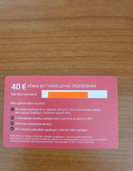 Kupón na víno v hodnote 40 EUR - 3