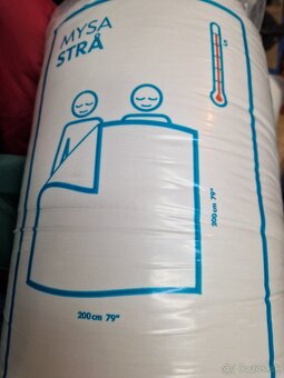 Dvojitý paplón ikea 200x200 - 3