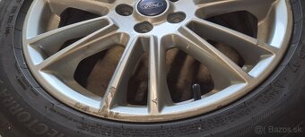 Predám originál alu set Ford 17"-5x108+215/50r17 - 3