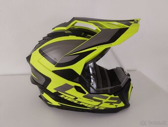 Enduro prilba LS2 Explorer Alter čierno-sivo-fluoresce - 3
