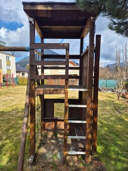 Detská hojdačka s vežou - 3