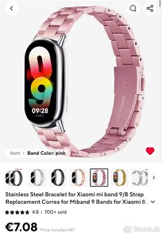 Xiaomi Smart Band 9 Mystic Rose - 3