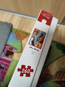 Raz poskladane puzzle Auta alebo spolu 2 puzzle topanka - 3