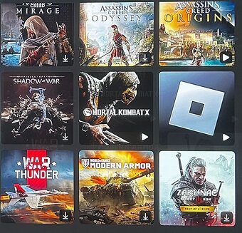 Xbox account, Xbox účet, Xbox hry, Assasins Creed - 3