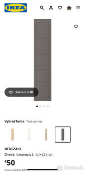 Dvierka na system PAX - 3
