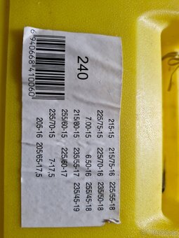Snehové reťaze rozmeru 240 vhodné aj na 4x4, dodavku, odťaho - 3