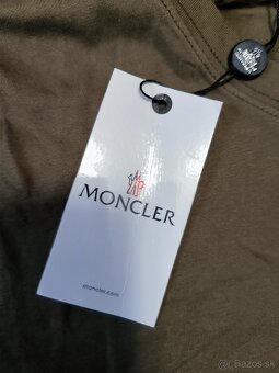 Tričko Moncler veľkosť M Zelené - 3