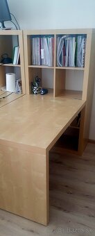Zostava policový diel KALLAX s pracovným stolom Ikea - 3