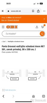 Predám drevené dvere nové - 3
