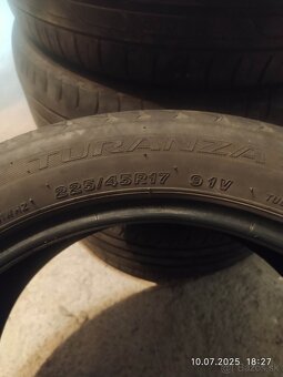 Letné pneumatiky 225/45 r17 - 3