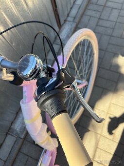 Dámsky retro bicykel KrossLe Grand Lille 28” ružovej farby - 3