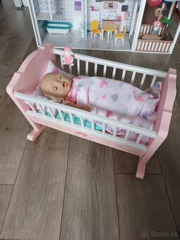 Bábika Baby Annabell s kolískou - 3