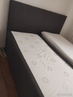 Manželská posteľ Alice - šedá - 3