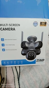 4K WIFI 6 kamera 5-v-1 (25mp) + BONUS 128gb karta - 3
