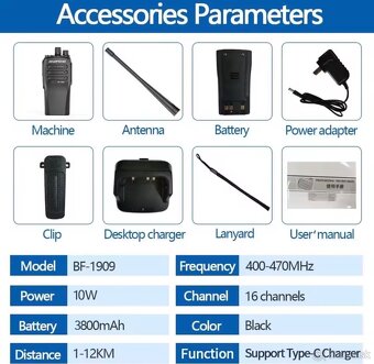 Baofeng BF-1909 12W - 3