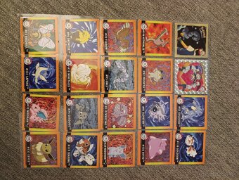 Pokémon nálepky plus album 1999 - 3