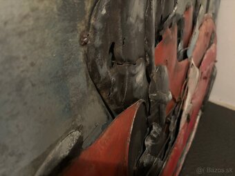 3D kovový obraz Monaco Ferrari 120x80cm - 3