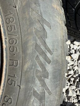 PLECHOVE DISKY 5x100 R15 a ZIMNE PNEU 185/65/15 - 3