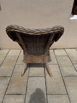 Ratanové kreslo IKEA 6ks - 3