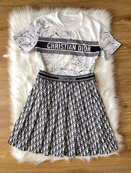 Christian Dior súprava - tričko +sukňa - 3