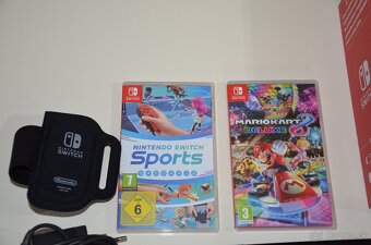 Nintendo Switch Oled - Neon blue/Neon red - 3